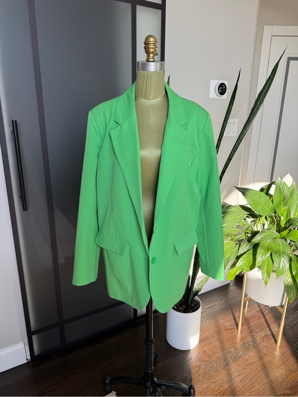 💚 JOSEFINE HJ x NA-KD Oversized Lime Green Blazer 💚